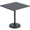 Muuto Linear Steel Café table 70 x 70 cm, black