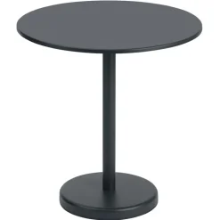 Muuto Linear Steel Café table, 70 cm, black