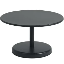 Muuto Linear Steel coffee table, 70 cm, black