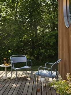 Muuto Linear Steel lounge armchair, black