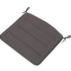 Muuto Linear Steel lounge armchair seat pad, dark grey