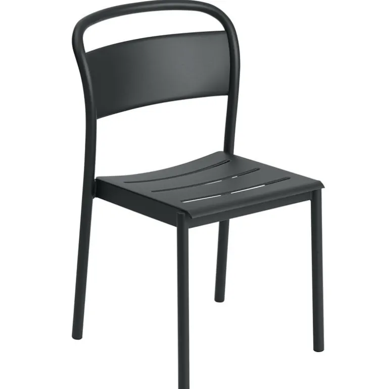 Muuto Linear Steel side chair, black