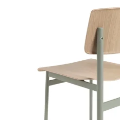 Muuto Loft chair, dusty green - oak