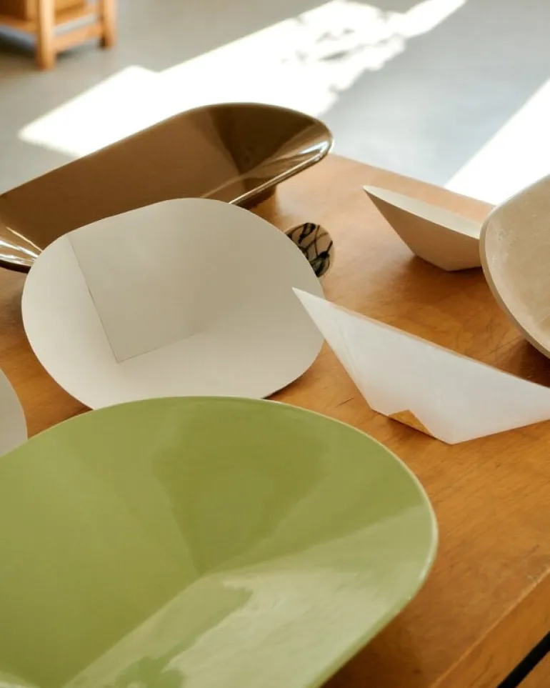 Muuto Mere bowl, 51,5 x 21,5 cm, brown green