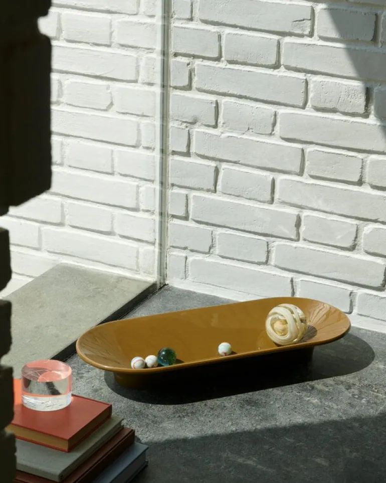 Muuto Mere bowl, 51,5 x 21,5 cm, brown green