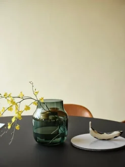 Muuto Midst table, 160 cm, black linoleum - black