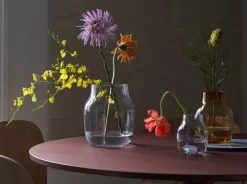 Muuto Midst table, 120 cm, dark red linoleum - dark red