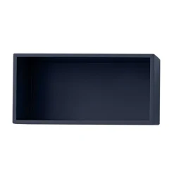 Muuto Mini Stacked 2.0 shelf module, small, midnight blue
