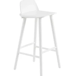 Muuto Nerd bar stool, 75 cm, white