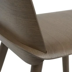 Muuto Nerd chair, stained dark brown
