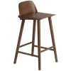 Muuto Nerd counter stool, 65 cm, stained dark brown