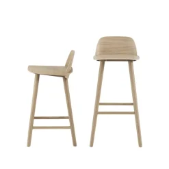 Muuto Nerd counter stool, 65 cm, oak