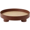 Muuto Platform tray, dark red