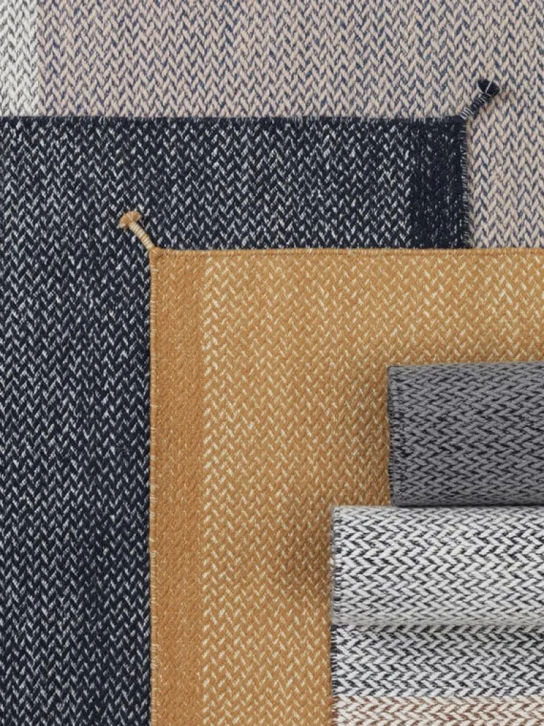 Muuto Ply rug, burnt orange