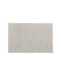 Muuto Ply rug, recycled polyester, 170 x 240 cm, black - white
