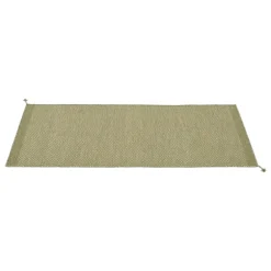 Muuto Ply rug, recycled polyester, 80 x 200 cm, moss green