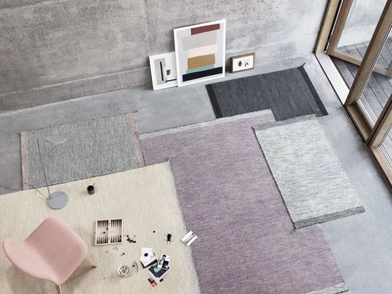 Muuto Ply rug, yellow