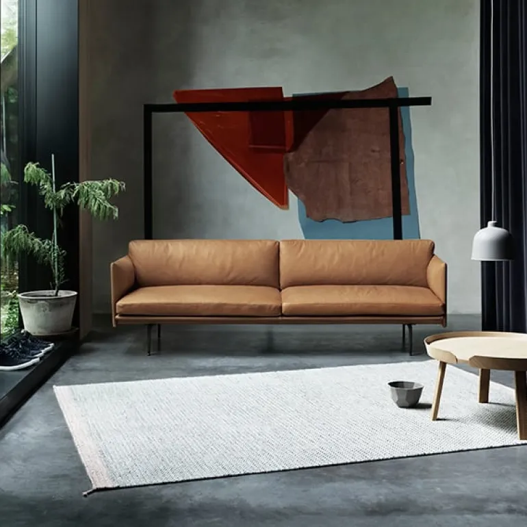 Muuto Ply rug, yellow