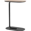 Muuto Relate side table, h. 73,5 cm, oak veneer - black