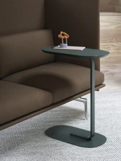 Muuto Relate side table, h. 73,5 cm, smoked solid oak - black