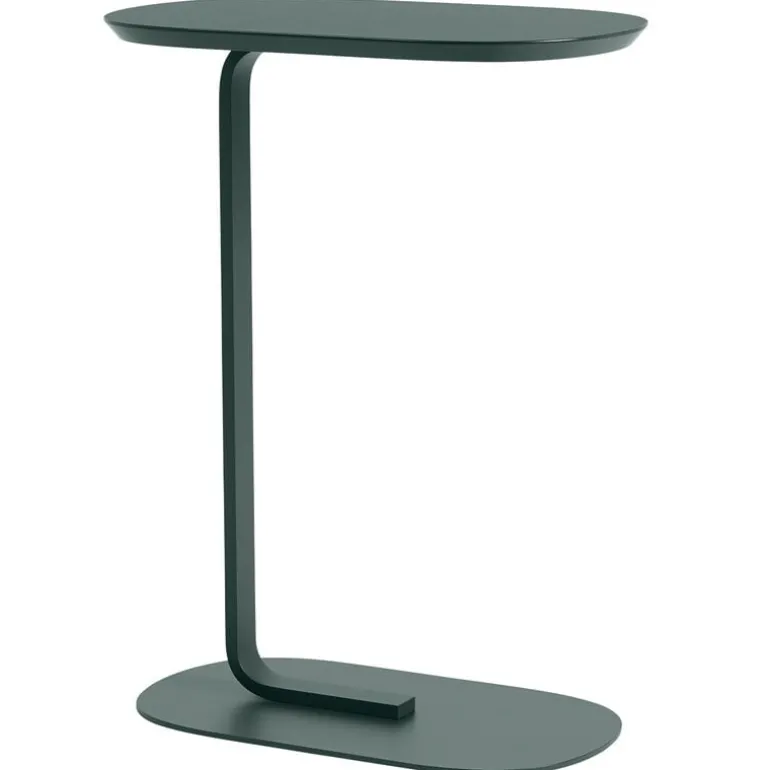 Muuto Relate side table, h. 73,5 cm, dark green