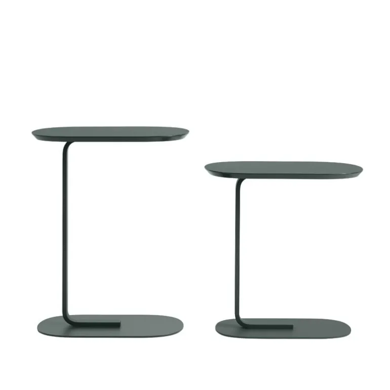 Muuto Relate side table, h. 73,5 cm, dark green