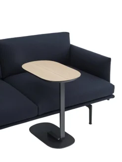 Muuto Relate side table, h. 60,5 cm, oak - black