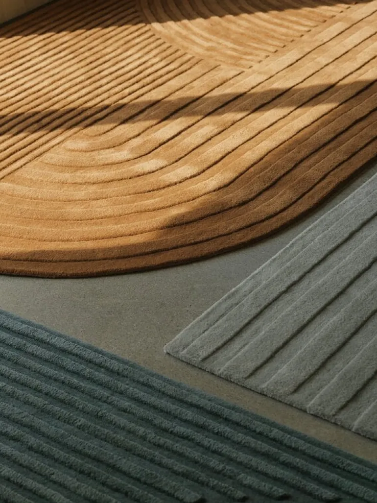 Muuto Relevo rug, dark green