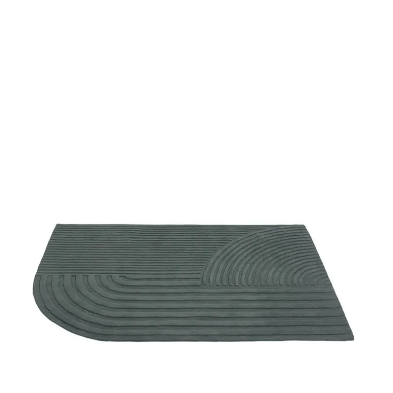 Muuto Relevo rug, dark green