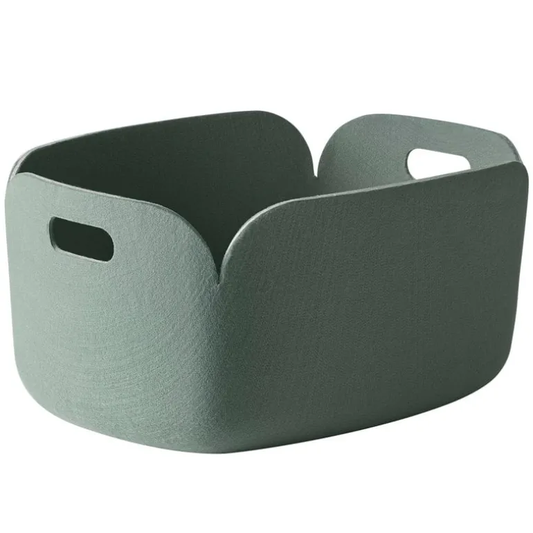 Muuto Restore storage basket, dusty green