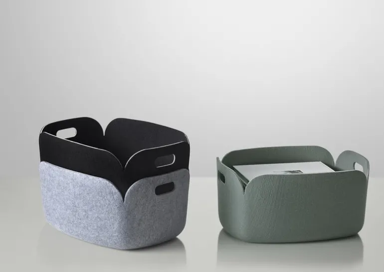Muuto Restore storage basket, grey