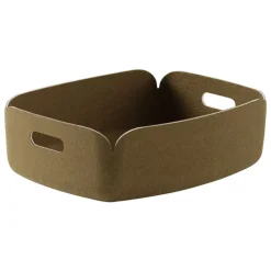 Muuto Restore tray, brown green