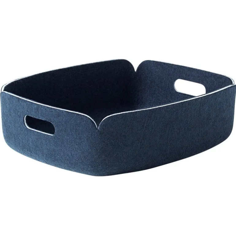 Muuto Restore tray, midnight blue