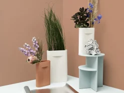 Muuto Ridge vase, 48,5 cm, beige