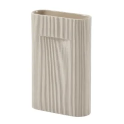 Muuto Ridge vase, 35 cm, beige