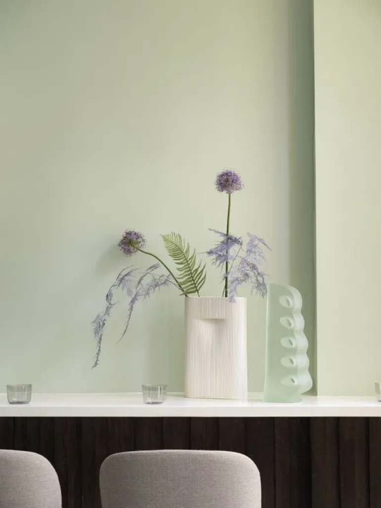 Muuto Ridge vase, 35 cm, beige