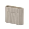 Muuto Ridge vase, 16,5 cm, beige
