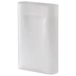 Muuto Ridge vase, 48,5 cm, white frosted glass
