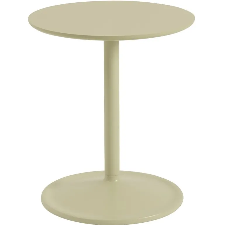 Muuto Soft side table, 41 cm, high, beige green