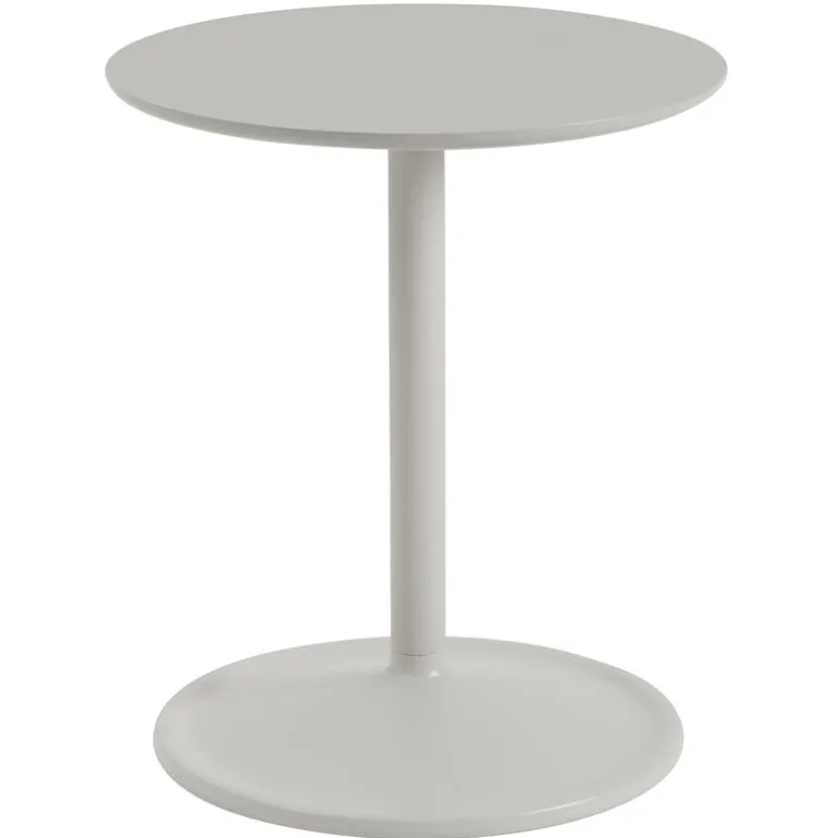 Muuto Soft side table, 41 cm, high, beige grey