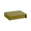Muuto Stacked plinth, 43,5 x 35 x 10 cm, brown green