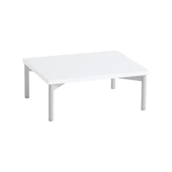 Muuto Stacked podium with tube base, 43,5 x 35 x 17 cm, white