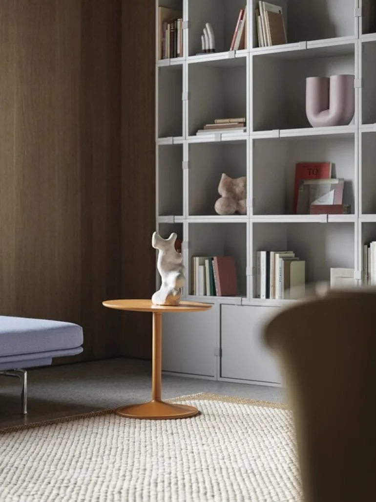 Muuto Stacked shelf module with background, large, light grey