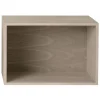 Muuto Stacked shelf module with background, large, oak