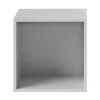 Muuto Stacked shelf module with background, medium, light grey