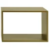 Muuto Stacked shelf module, large, brown green