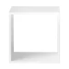 Muuto Stacked shelf module, medium, white