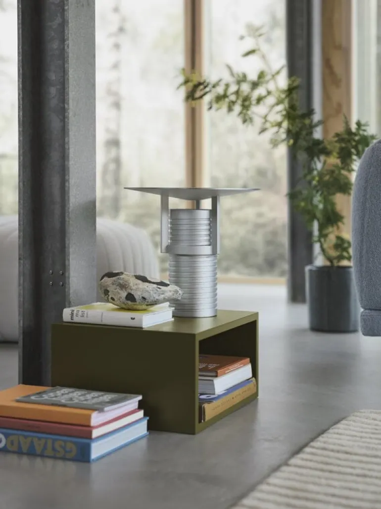 Muuto Stacked shelf module, small, brown green