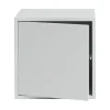 Muuto Stacked shelf module with door, medium, grey