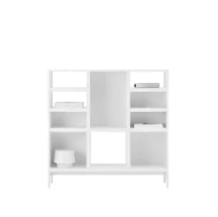 Muuto Stacked shelf module with background, medium, white